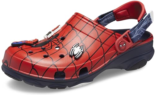 Crocs Unisex Marvel Superhero Clogs Spiderman Black Panther and Captain America Shoes Navy Numeric_16 US Men