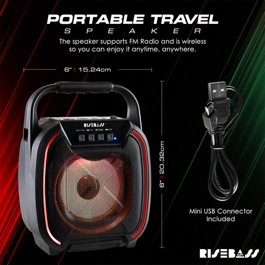 8-inch Wireless Bluetooth Speaker w/ TWS Function