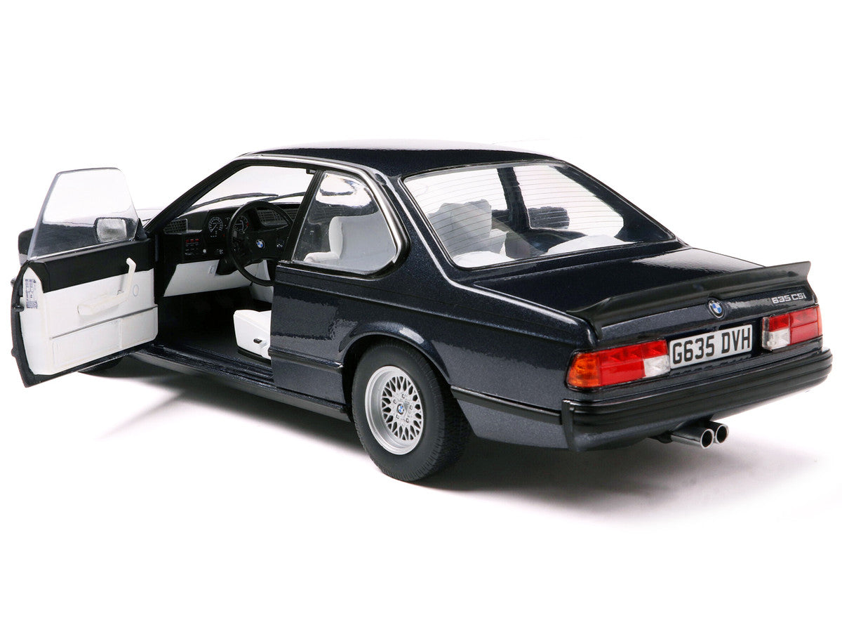 1984 BMW 635 CSI (E24) Macau Blue Metallic 1/18 Diecast Model Car by Solido