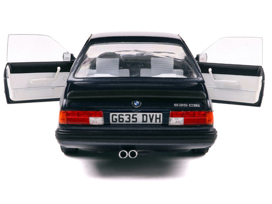 1984 BMW 635 CSI (E24) Macau Blue Metallic 1/18 Diecast Model Car by Solido